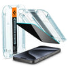 Spigen iPhone 15 Pro Privacy Screen Protector Glas.tR EZ Fit - Privacy