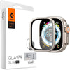Spigen Apple Watch Screen Protector Series Ultra 2/1 (49mm) Full Cover Glas.tR Slim Pro - Titanium