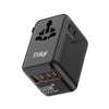 77digi 140W GaN PD 3.1 1 USB 3 Type C Travel Adapter WWA140 - Jet Black