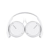 SONY Wired Headphones MDR-ZX110 - White Smoke with Keychain