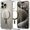 Spigen iPhone 15 Pro Case Ultra Hybrid Magfit Magsafe Case - Gold