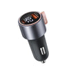 Mcdodo Car Charger PD 75W Fast Charging Dual-Port USB-C and USB-A with Digital Display CC-3690 - Black