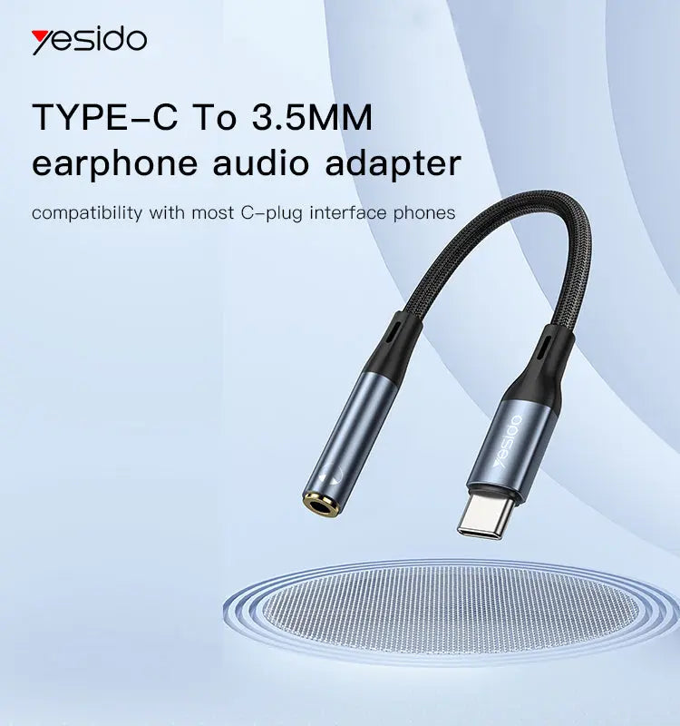 YESIDO C to 3.5MM Adapter YAU38 Yesido Singapore