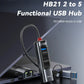 YESIDO HUB 5 in 2 USB Ethernet HB21 Yesido Singapore
