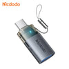 MCDODO 2-in-1 A to C Adapter with TF Card Reader OT-7600 - Black