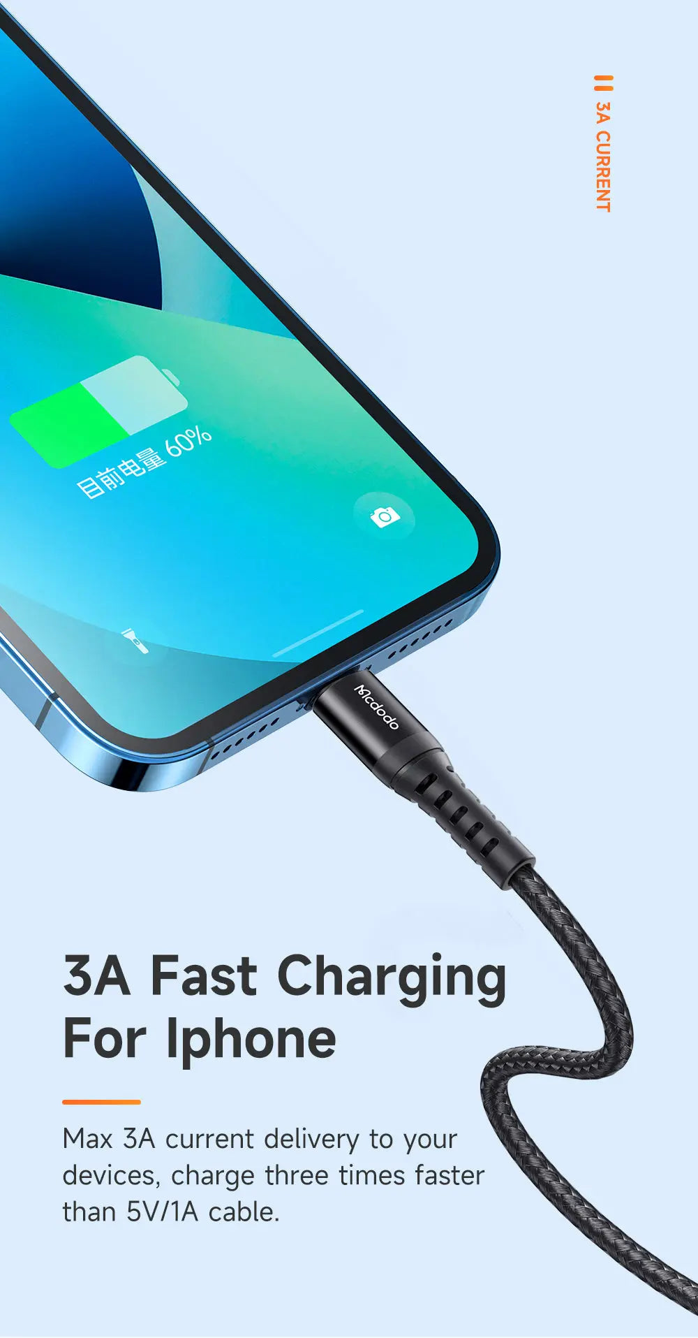 MCDODO Cable A to L 1M CA-2261 Mcdodo Singapore