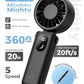 Aecooly Portable 3 In 1 Handheld Fan Halo 04 | Portable USB Rechargeable Fan | Strong Wind | Multi-Use Fan Tech House Singapore