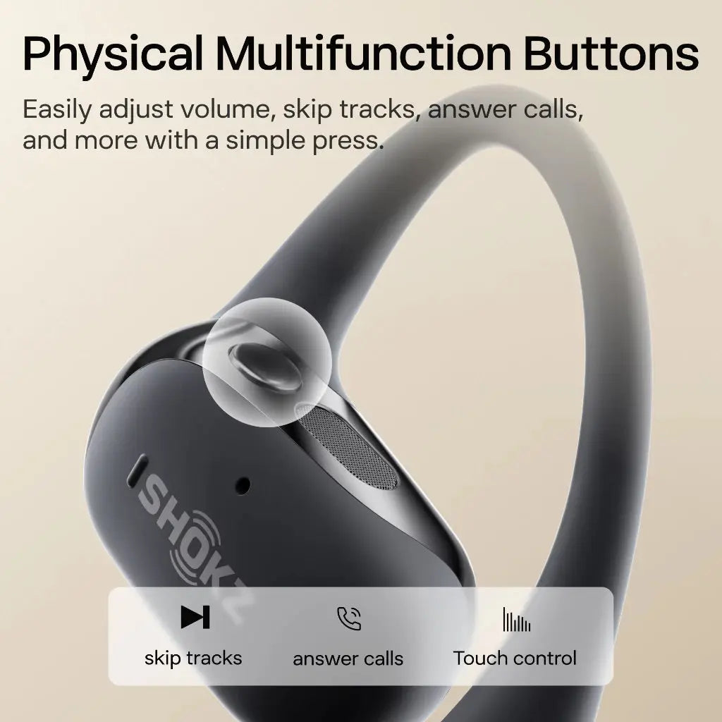 SHOKZ OpenFit 2+ Open-Ear True Wireless Bluetooth Earbuds T920-ST Tech House Singapore