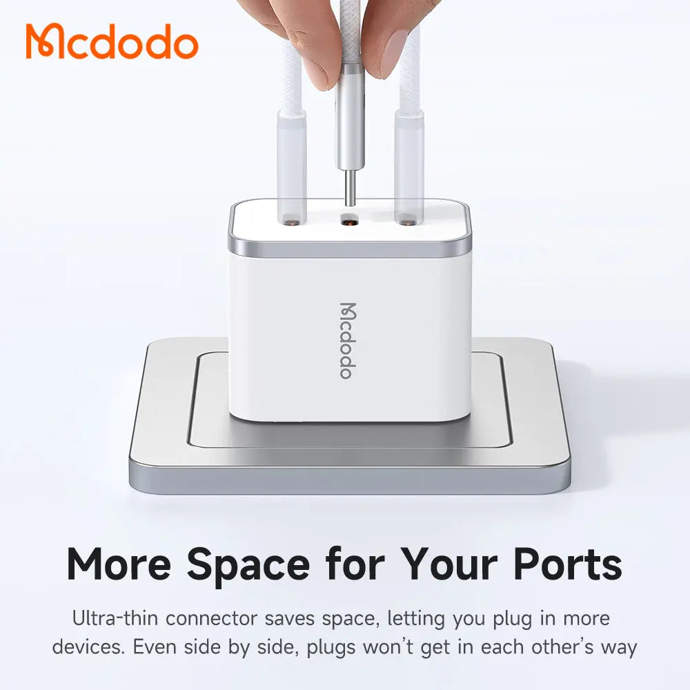 Mcdodo USB-C to USB-C Cable 240W Fast Charging Ultra-Thin Air (1.2m/1.8m) Braided Nylon Cable CA-708 Tech House Singapore