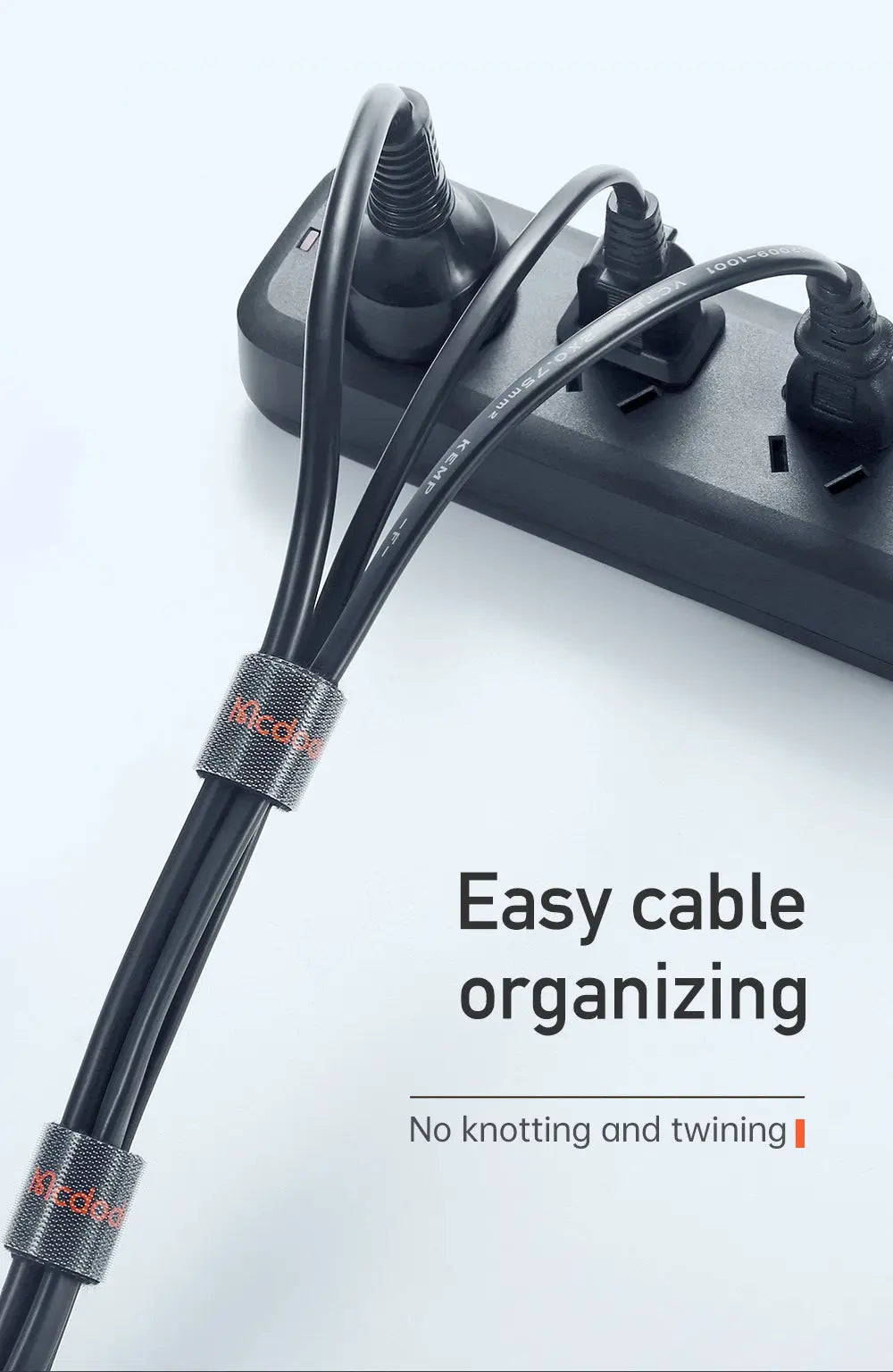 MCDODO Velcro Ctraps Cable 1M VS-0960 Tech House Singapore