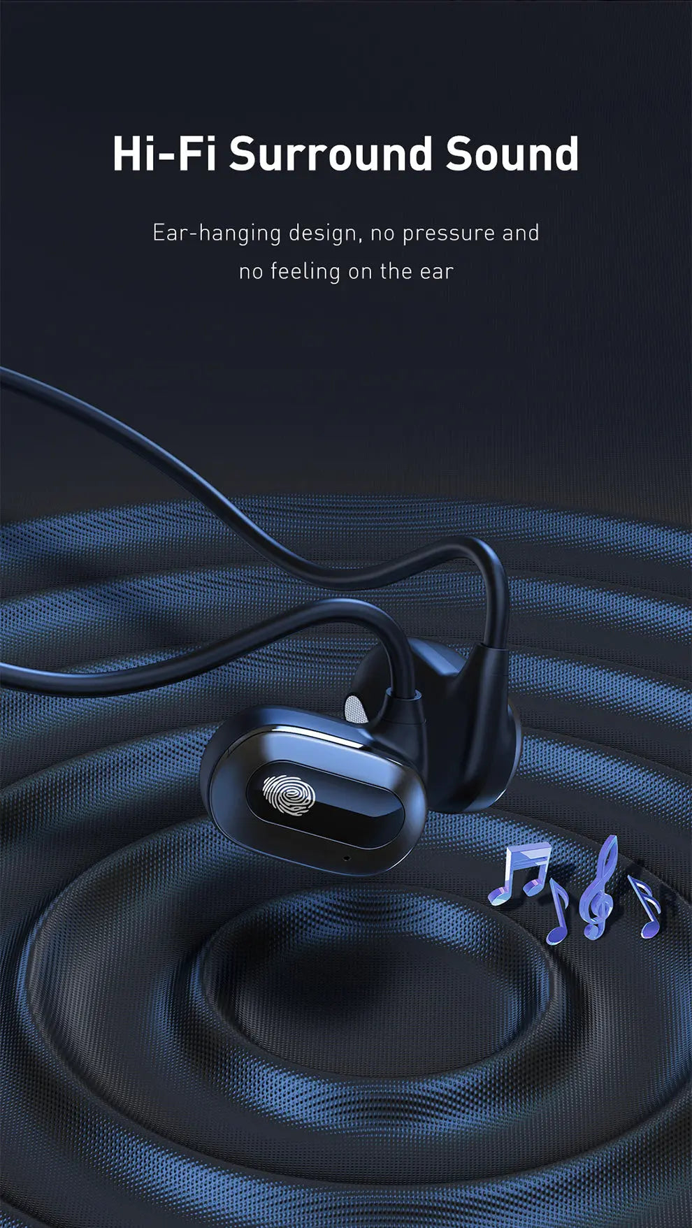 Recci Phantom Ergonomic Bluetooth Earpiece REP-W63 Tech House Singapore