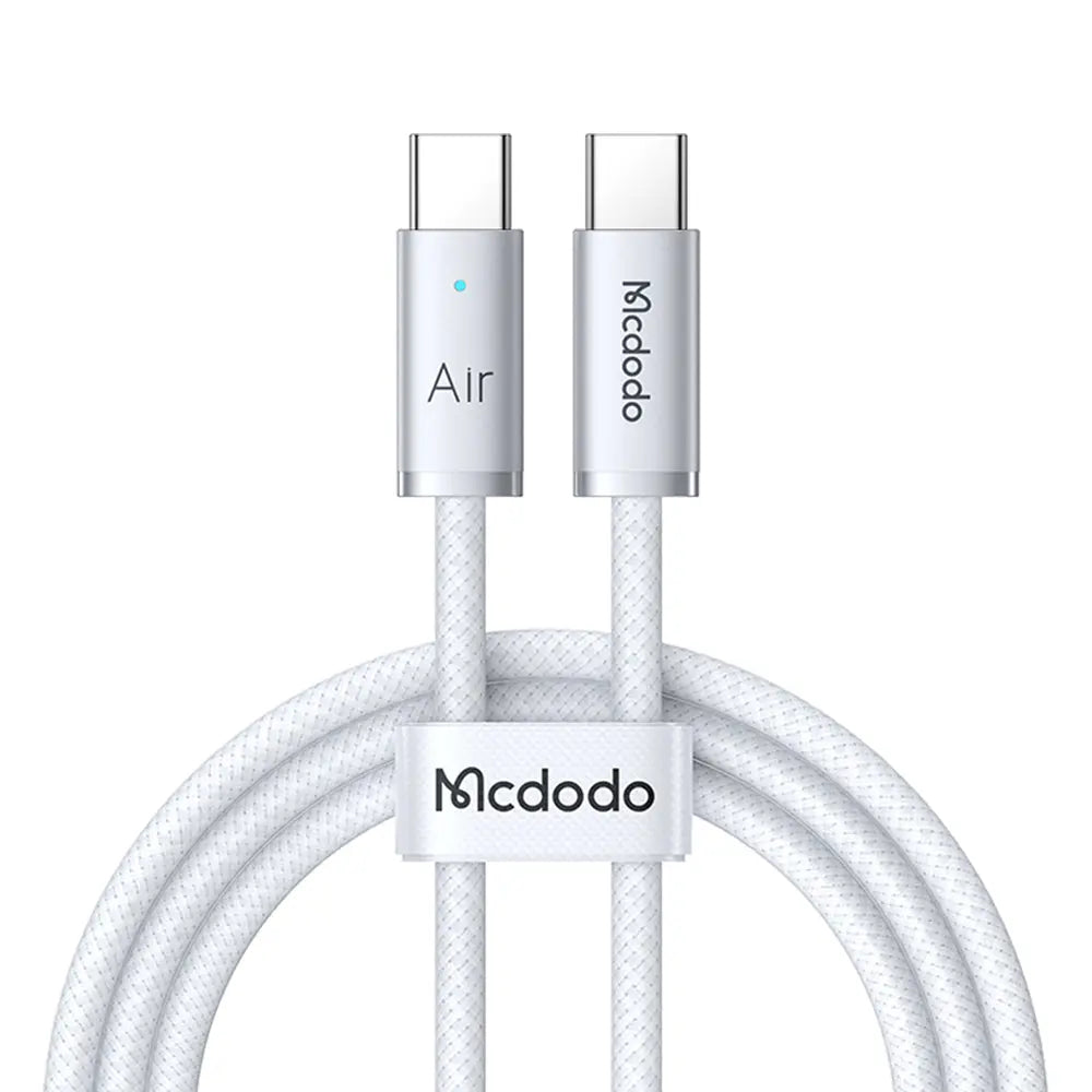 Mcdodo USB-C to USB-C Cable 240W Fast Charging Ultra-Thin Air (1.2m/1.8m) Braided Nylon Cable CA-708 Tech House Singapore
