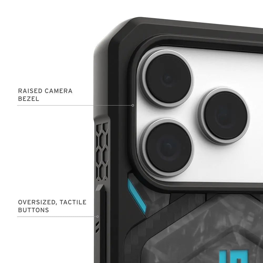 UAG iPhone 18 Pro / iPhone 17 Pro Case 6.3" Monarch Pro Forged Magnetic Phone Case Covered Capture Button Tech House Singapore