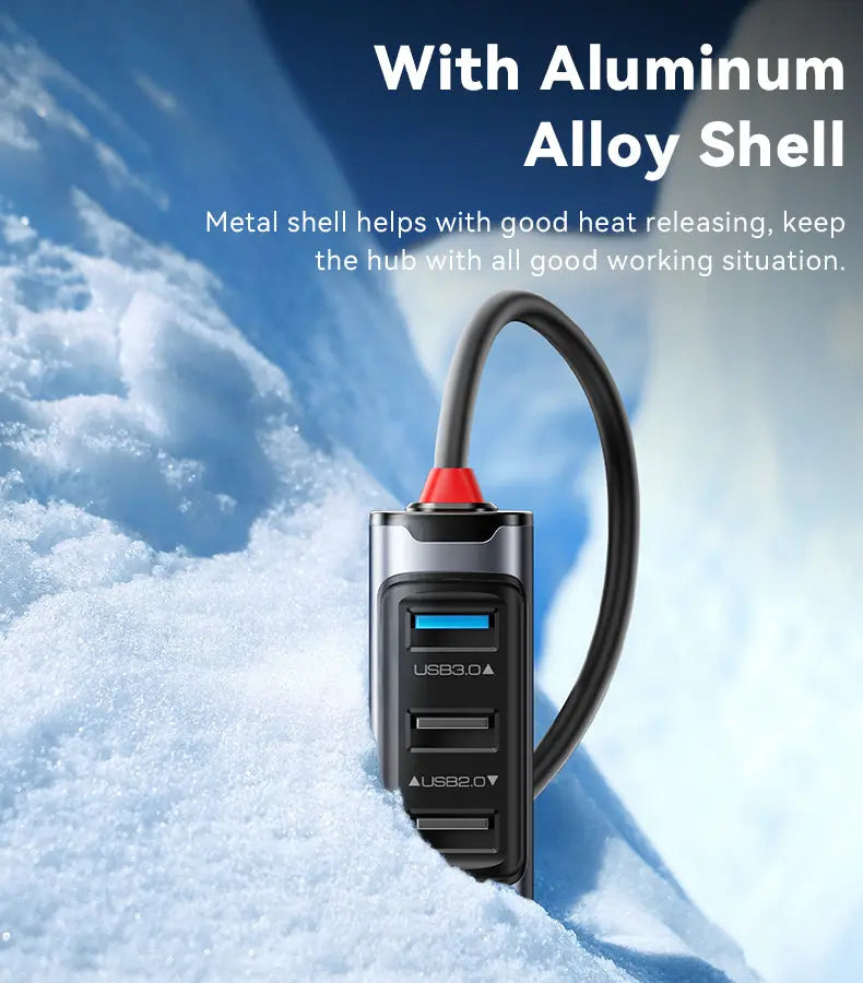 YESIDO HUB 5 in 2 USB Ethernet HB21 Yesido Singapore