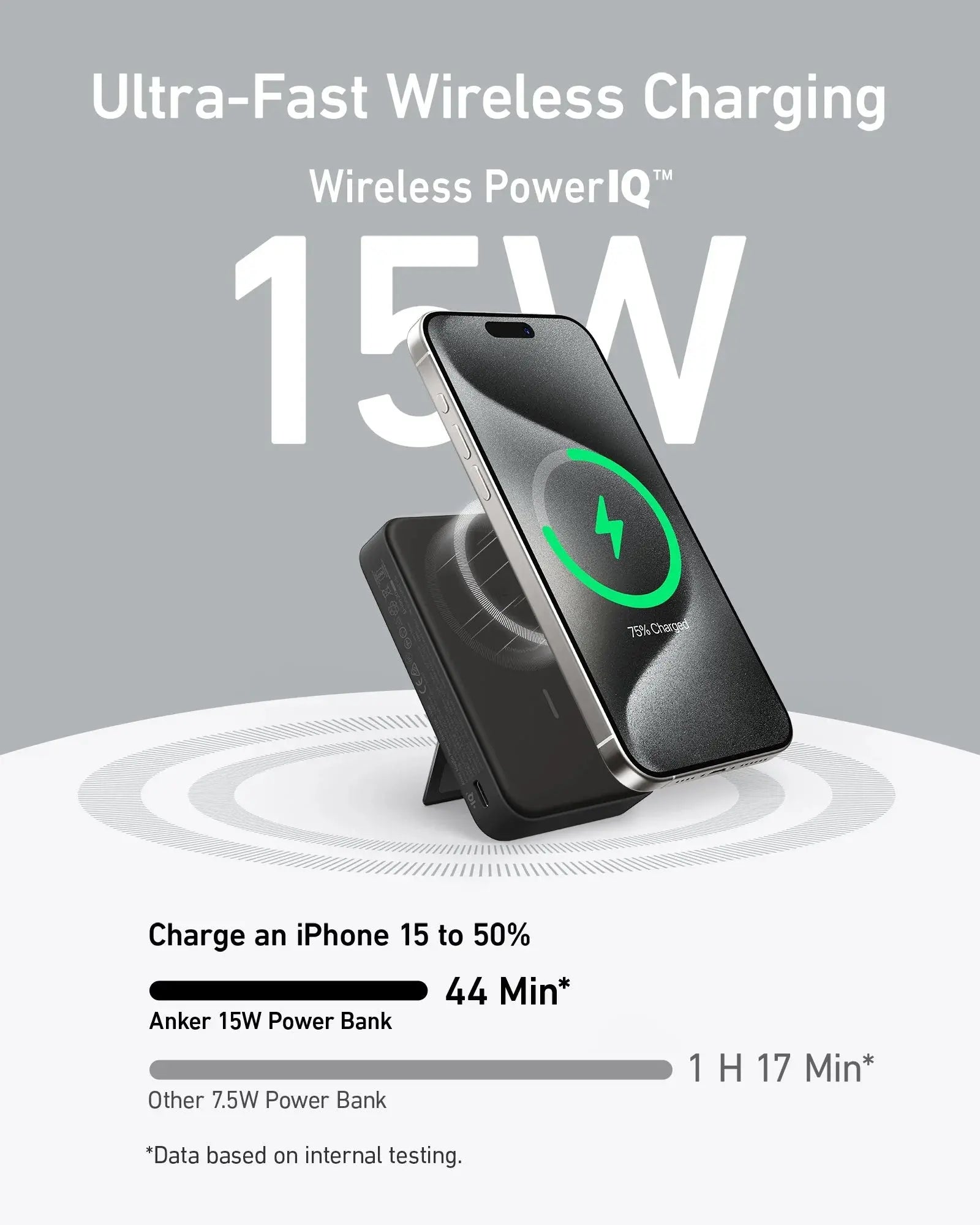 Anker Maggo 10K Power bank, Qi2 Certified 15W Ultra Fast Charging Charger A1654 Tech House