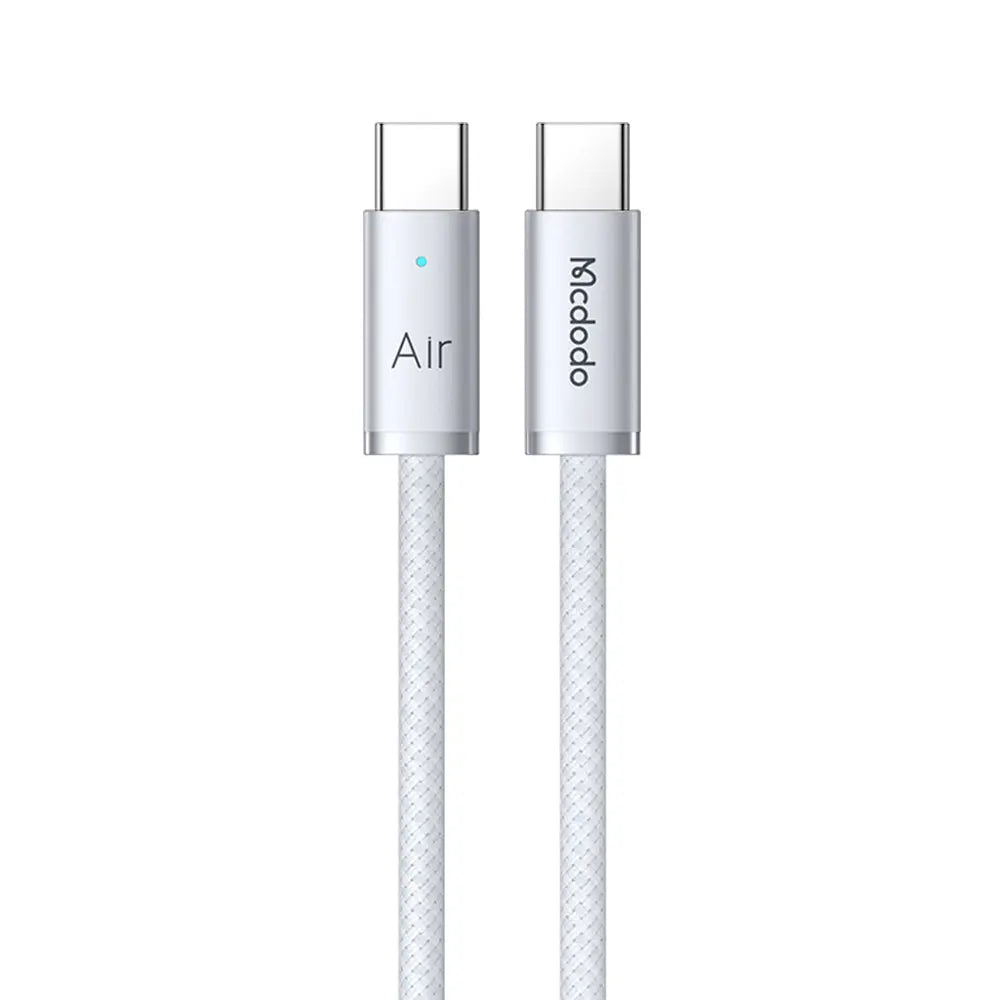 Mcdodo USB-C to USB-C Cable 240W Fast Charging Ultra-Thin Air (1.2m/1.8m) Braided Nylon Cable CA-708 Tech House Singapore
