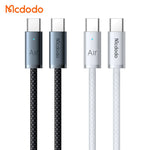 Mcdodo USB-C to USB-C Cable 240W Fast Charging Ultra-Thin Air (1.2m/1.8m) Braided Nylon Cable CA-708 Tech House Singapore