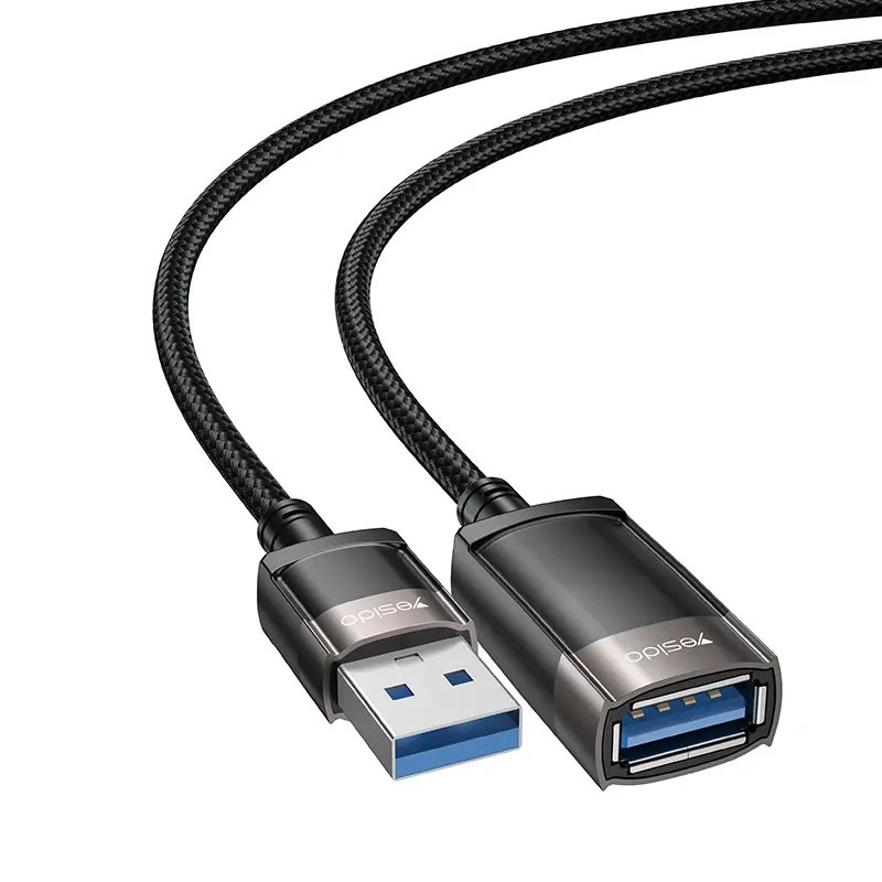 YESIDO USB 2.0 Braided 1.5m Extension Cable GS26 Tech House Singapore
