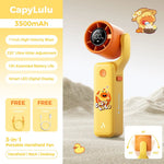 Aecooly x CapyLulu Portable Handheld Fan Air Gimbal Portable Mini Desk Fan Portable Mini Neck Fan Tech House Singapore