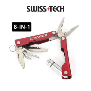 Swiss+Tech 8-IN-1 MINI MULTI TOOL ST35000 Tech House Singapore