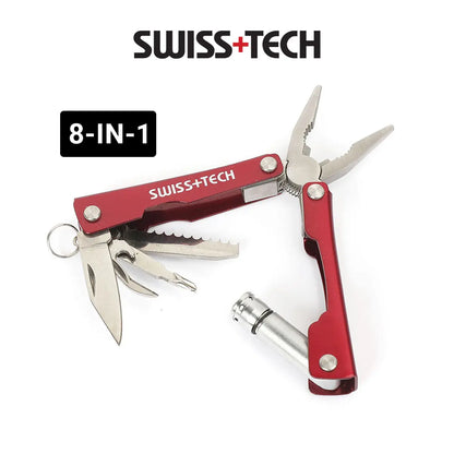 Swiss+Tech 8-IN-1 MINI MULTI TOOL ST35000 Tech House Singapore
