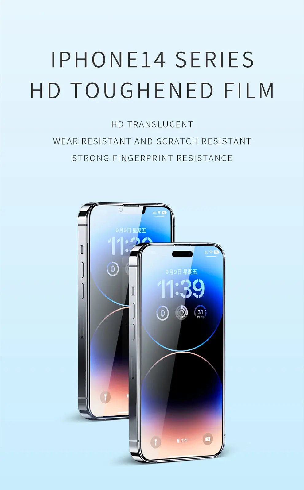 Recci iPhone 14 Pro Max Screen Glass Protector RSP-A19HD Tech House Singapore