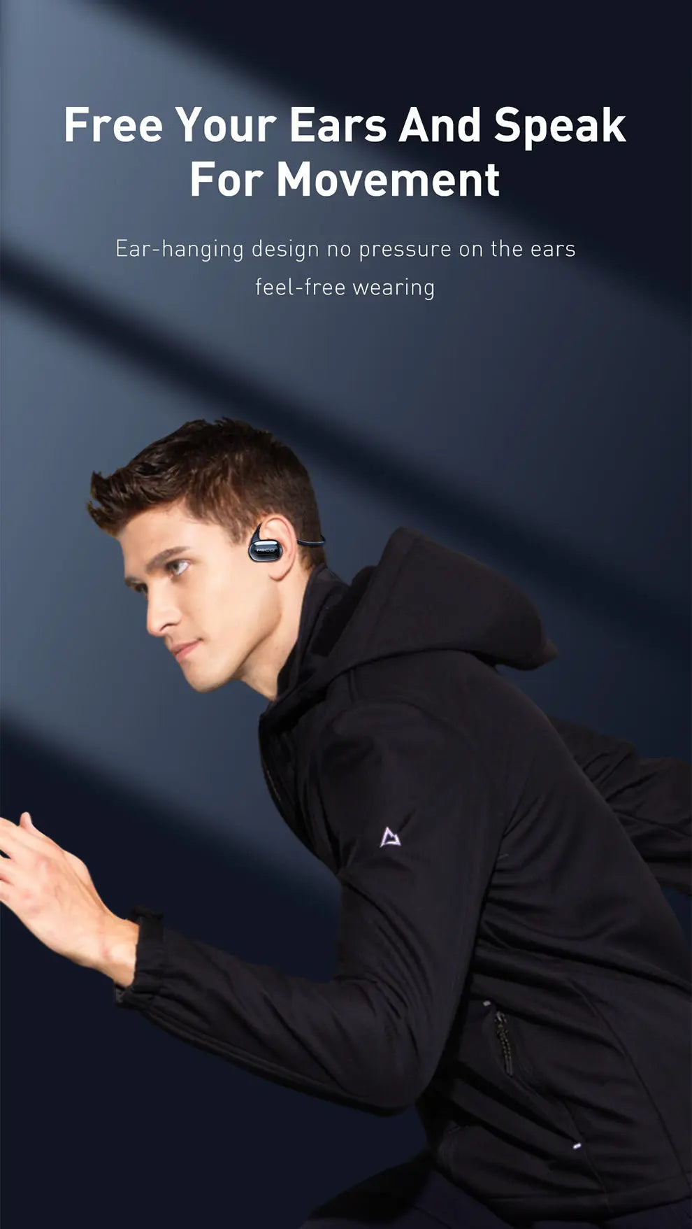 Recci Phantom Ergonomic Bluetooth Earpiece REP-W63 Tech House Singapore