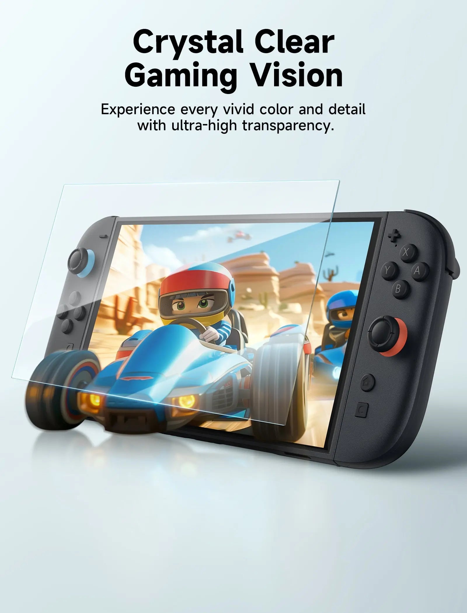 JSAUX [2-Pack] HD Tempered Glass Screen Protector for Nintendo Switch 2 (GP0123A) Tech House Singapore
