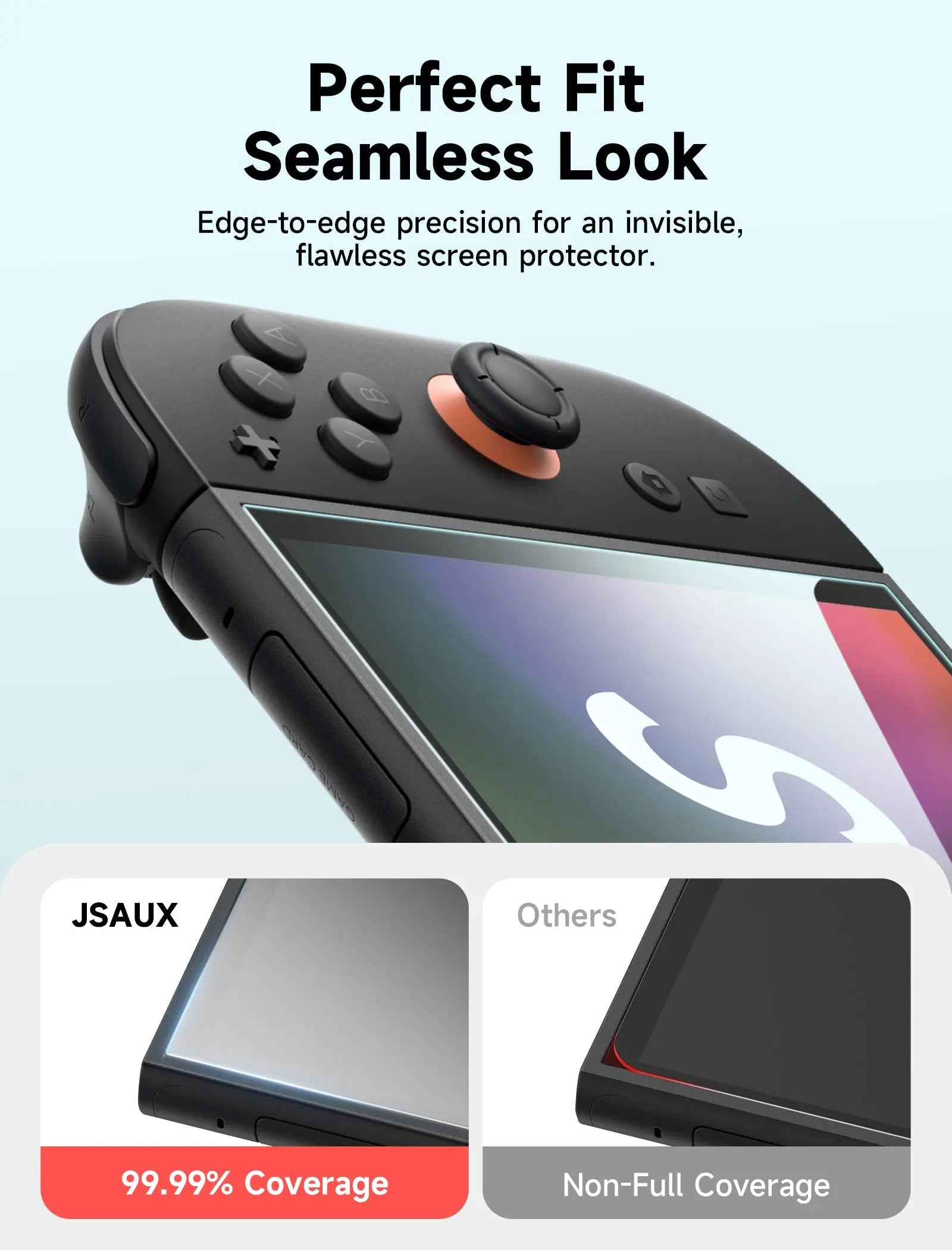 JSAUX [2-Pack] HD Tempered Glass Screen Protector for Nintendo Switch 2 (GP0123A) Tech House Singapore