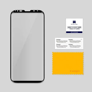Spigen [1 Pack] Galaxy S9 Plus Screen Protector GLAS.tR Curved Black HD Spigen Singapore