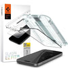 Spigen iPhone 15 Pro Screen Protector Glas.tR EZ Fit - Full Cover