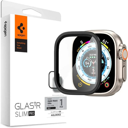 Spigen Apple Watch Screen Protector Series Ultra 2/1 (49mm) Full Cover Glas.tR Slim Pro Spigen Singapore