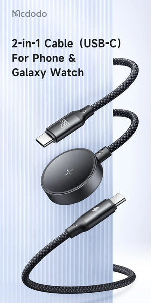 MCDODO Cable USB C to C + Samsung Watch 1.2M CA-4210 Mcdodo Singapore