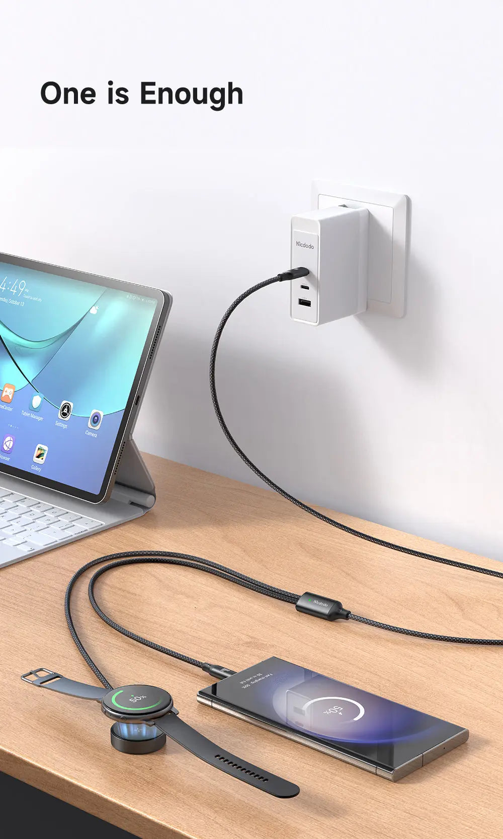 MCDODO Cable USB C to C + Samsung Watch 1.2M CA-4210 Mcdodo Singapore