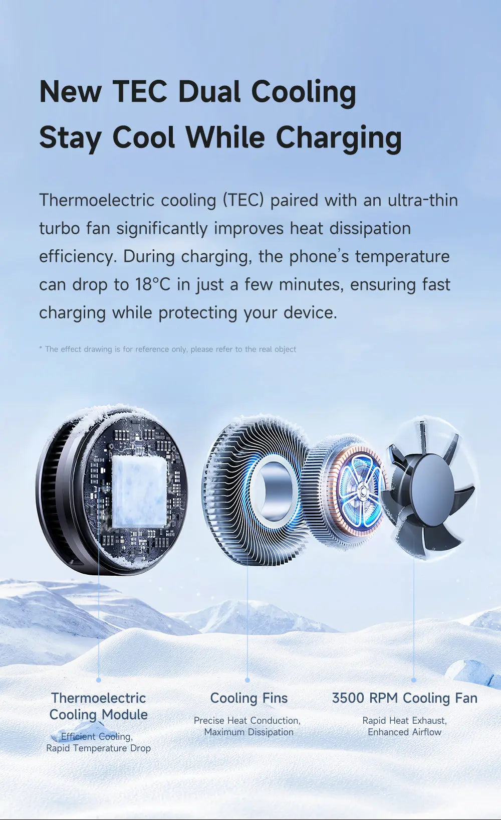 MCDODO Wireless Charger Cooled Qi2.2 Magnetic CH-8410 Tech House Singapore