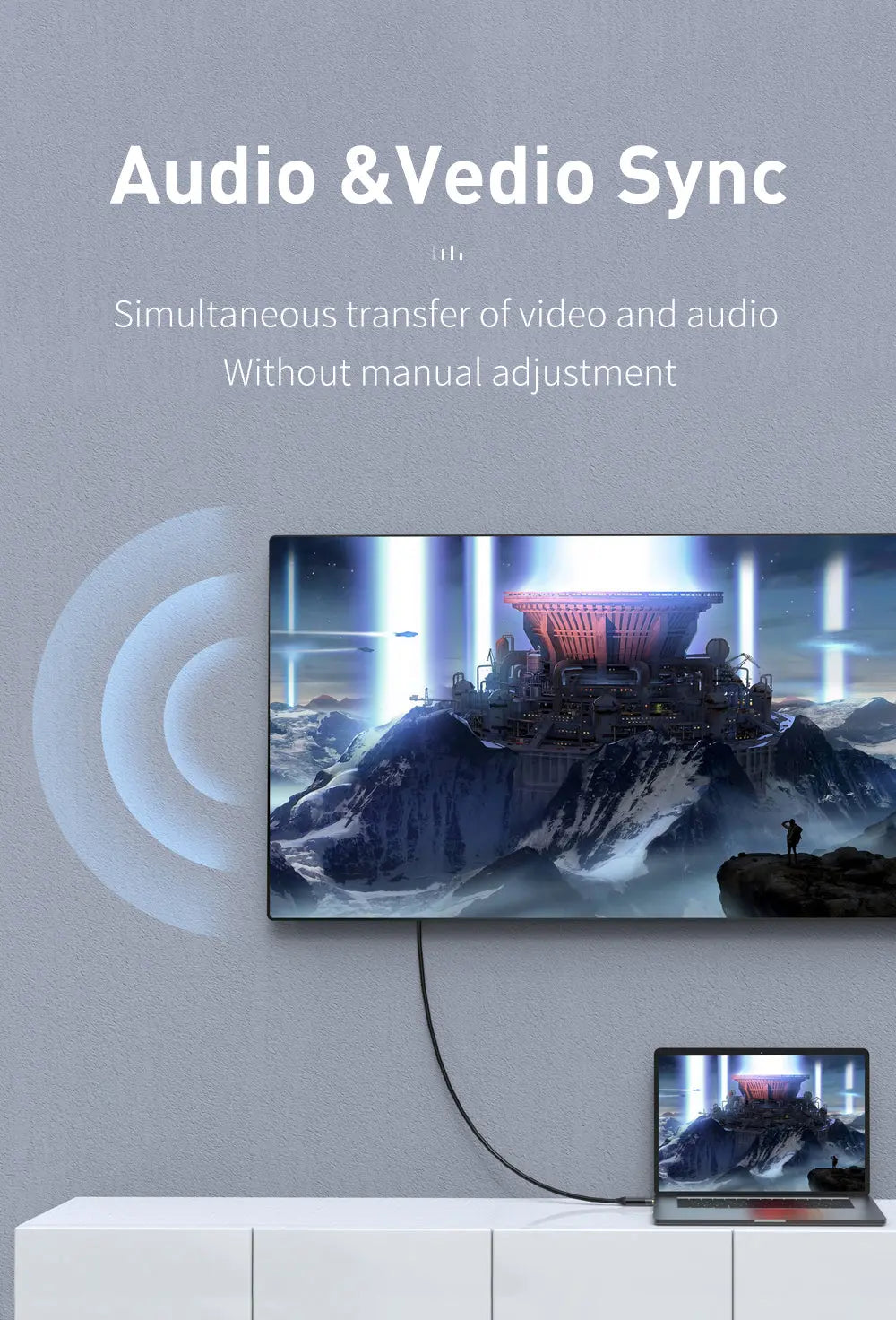 MCDODO HDMI to HDMI 2.0 Cable 4K 2M CA-7180 Mcdodo Singapore