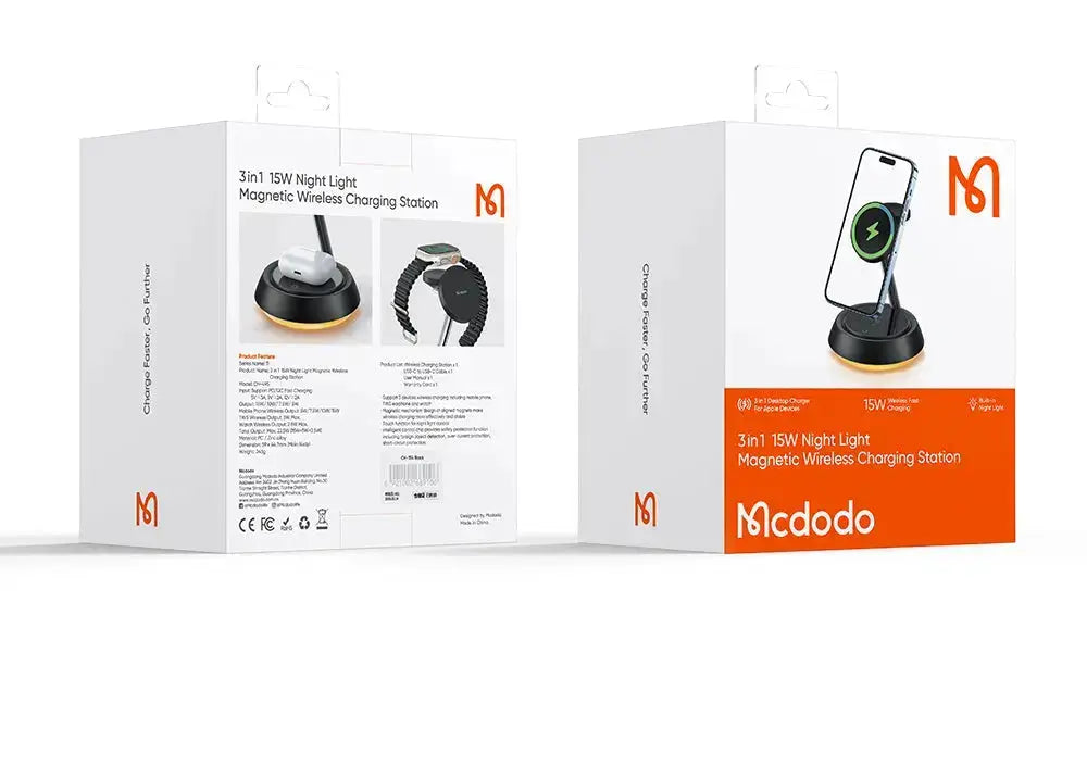 MCDODO Wireless Charger 3 in 1 Stand Magnetic CH-4952 Mcdodo Singapore