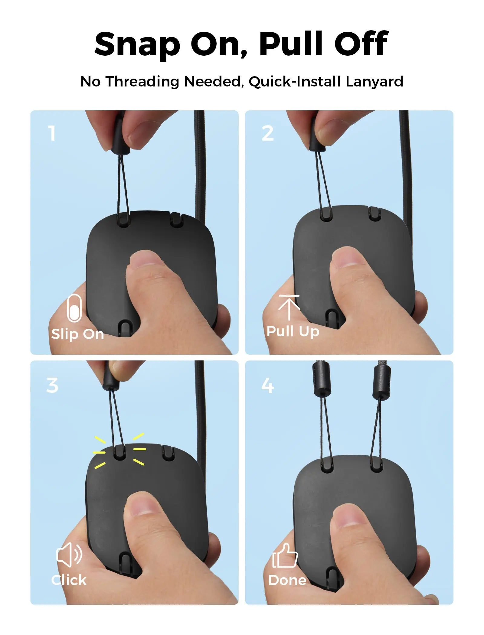 Aecooly Mini Portable Neck Fan, Mighty Hands Free Fan, Magnetic Fit Click 01 USB Rechargeable 10H Max Portable Fan Tech House Singapore