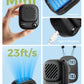 Aecooly Mini Portable Neck Fan, Mighty Hands Free Fan, Magnetic Fit Click 01 USB Rechargeable 10H Max Portable Fan Tech House Singapore