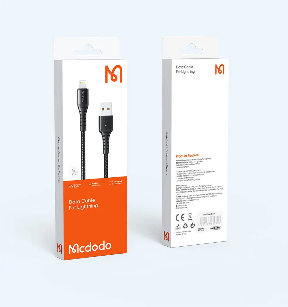 MCDODO Cable A to L 1M CA-2261 Mcdodo Singapore
