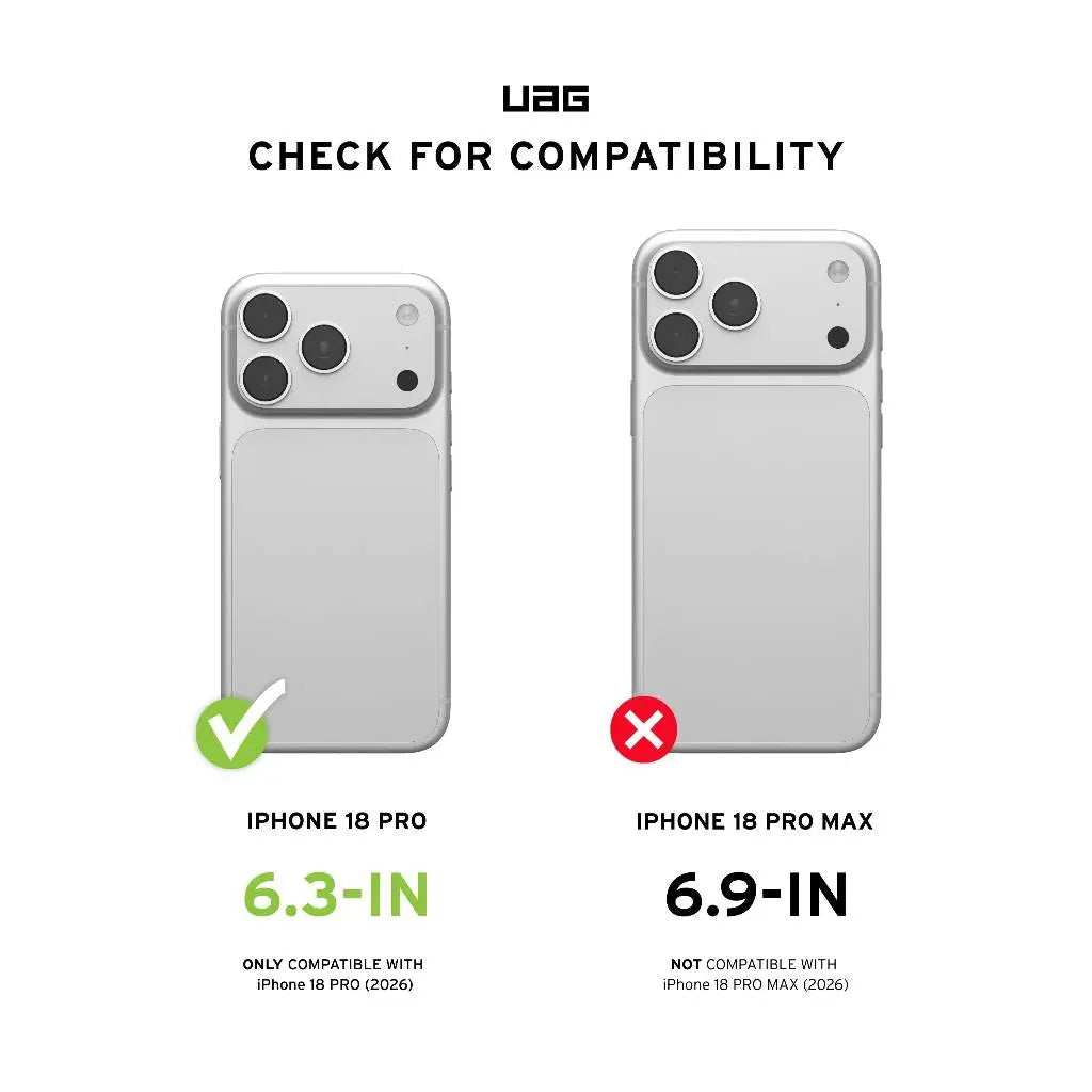 UAG iPhone 18 Pro / 17 Pro Case 6.3" Plasma XTE 360 Magnetic Phone Case Phone Stand Tech House Singapore