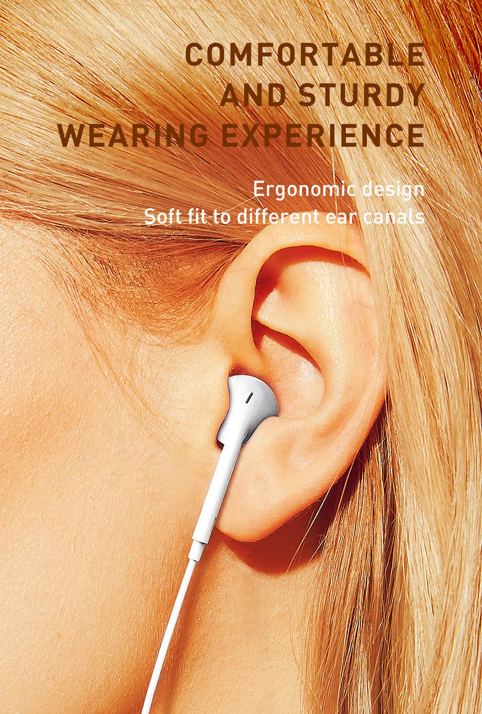 Recci 3.5mm Wired Earpiece REP-L15 Tech House Singapore