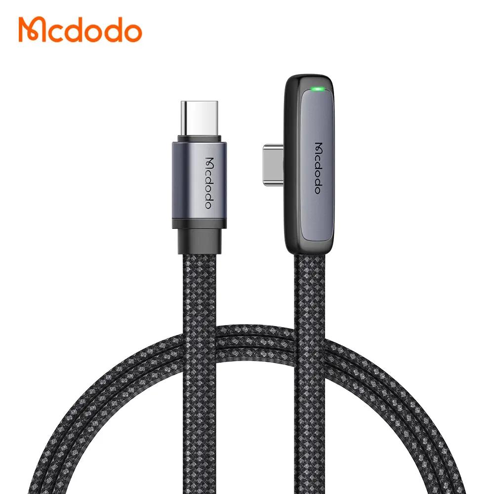 MCDODO USB-C to USB-C Cable 65W Fast Charging (1.8M) 90 Degree Cable CA-3361 Tech House Singapore