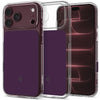 Spigen iPhone 18 Pro / 17 Pro Case 6.3" Ultra Hybrid T MagFit - Clear Dark Cherry