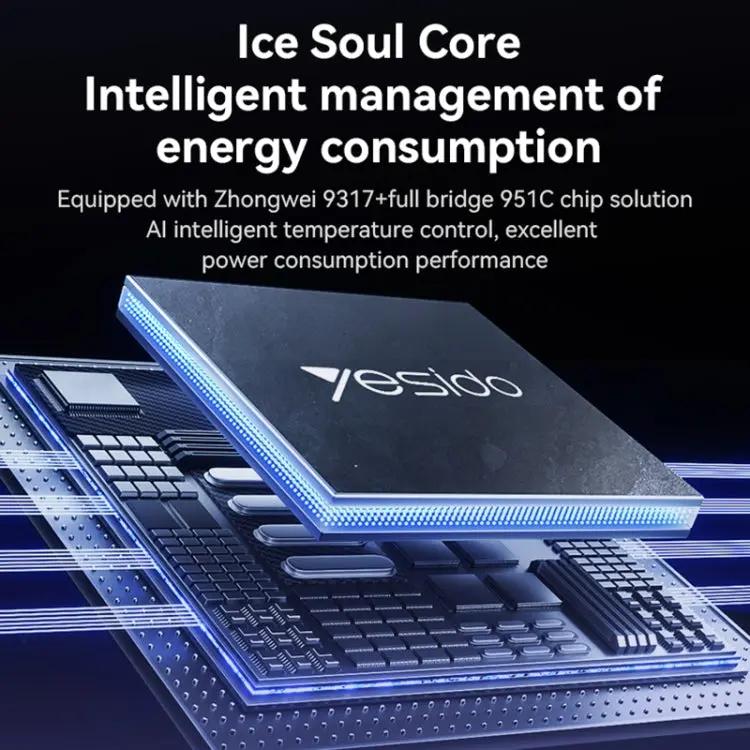 YESIDO Car Mount Suction Cup 15W Magnetic Wireless Charging Holder with RGB Lighting C315 Tech House Singapore