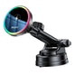 YESIDO Car Mount Suction Cup 15W Magnetic Wireless Charging Holder with RGB Lighting C315 Tech House Singapore