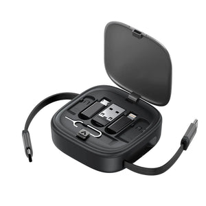 Acefast J3 Multifunctional Travel Set with Retractable Charging Data Cable and Holder Tech House Singapore