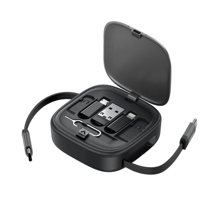 Acefast J3 Multifunctional Travel Set with Retractable Charging Data Cable and Holder Tech House Singapore