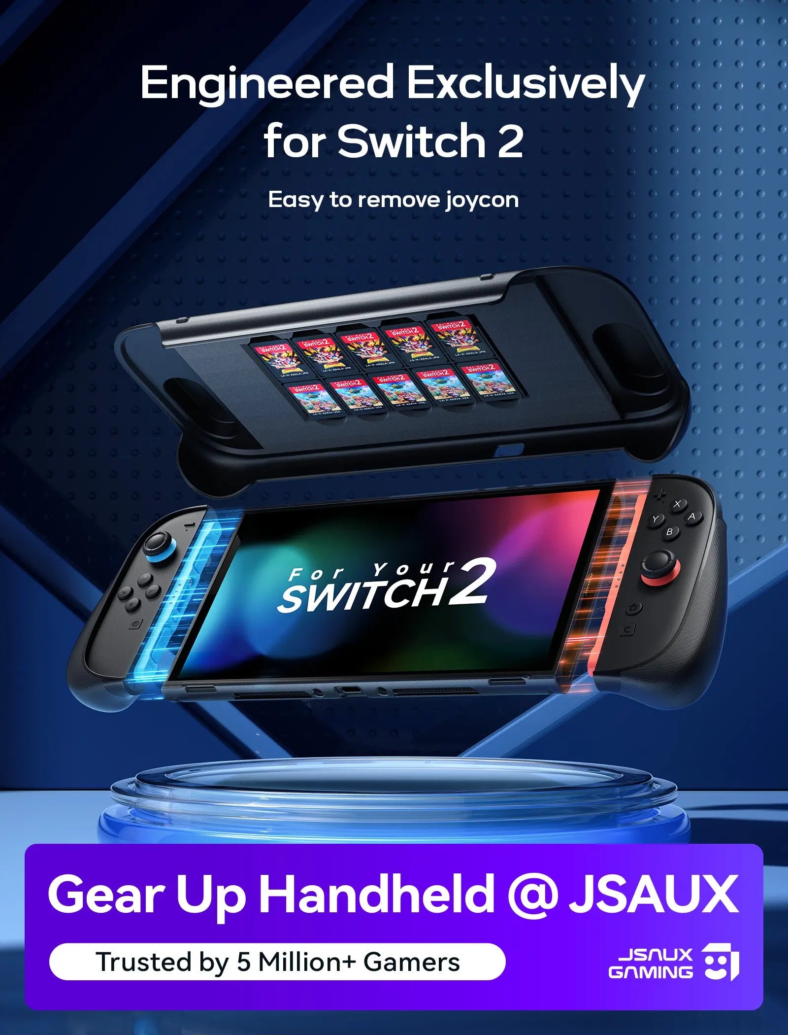 JSAUX Nintendo Switch 2 Ergonomic Controller Split Protective Case (PC0114) Tech House Singapore