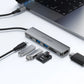 Acefast J18 6-in-1 USB-C Hub 4K 60Hz HDMI PD 90W Fast Charging Docking Station SD/TF Card Reader Multi-Port Hub Tech House Singapore
